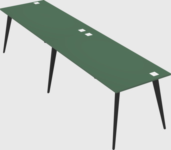 Modern rectangular office desk