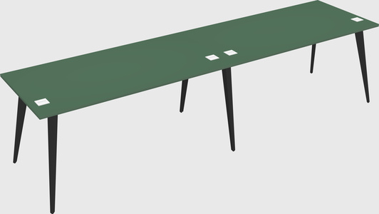 Modern rectangular office desk
