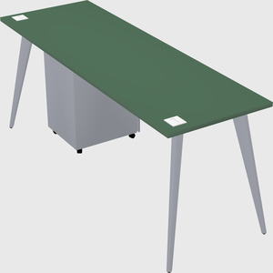 Modern rectangular office desk
