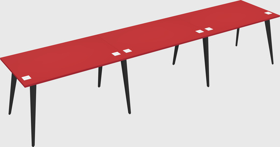Modern rectangular office desk