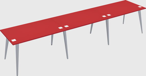 Modern rectangular office desk