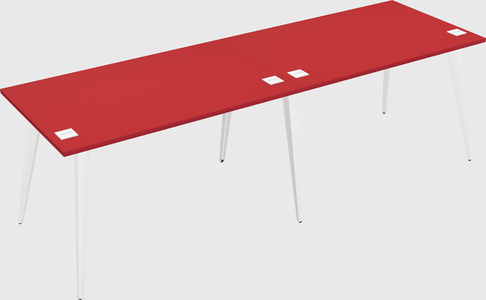 Modern rectangular office desk