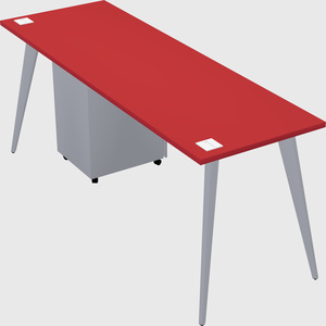 Modern rectangular office desk
