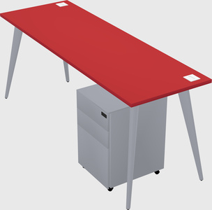 Modern rectangular office desk