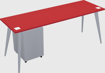 Modern rectangular office desk