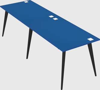 Modern rectangular office desk