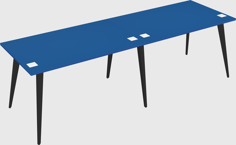 Modern rectangular office desk