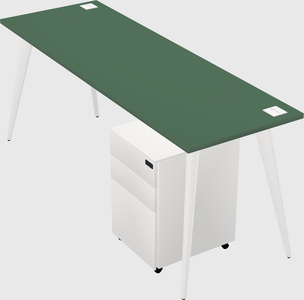 Modern rectangular office desk