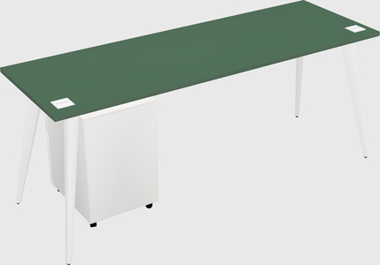 Modern rectangular office desk