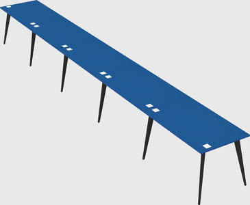Modern rectangular office desk