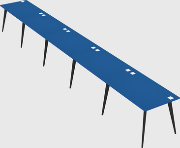 Modern rectangular office desk