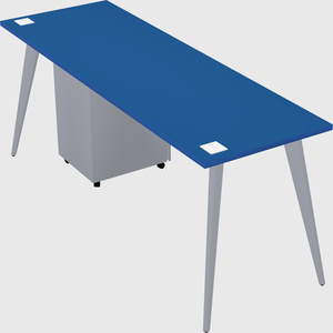 Modern rectangular office desk