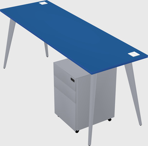 Modern rectangular office desk