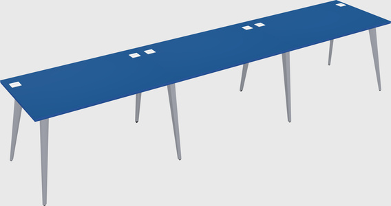 Modern rectangular office desk