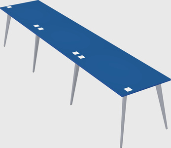 Modern rectangular office desk