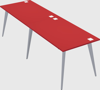 Modern rectangular office desk