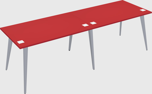 Modern rectangular office desk