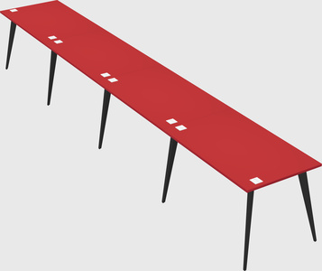 Modern rectangular office desk