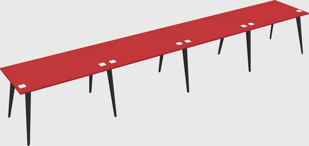 Modern rectangular office desk