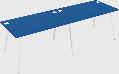 Modern rectangular office desk