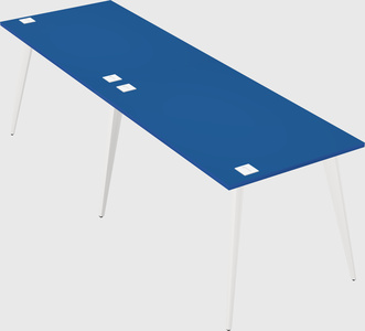 Modern rectangular office desk
