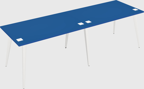 Modern rectangular office desk