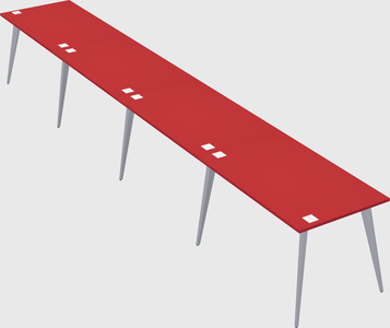 Modern rectangular office desk