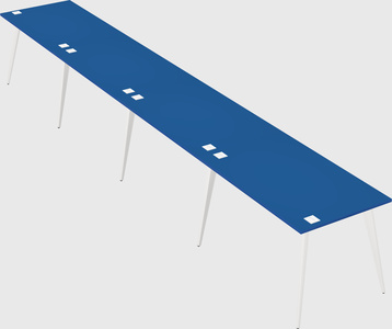 Modern rectangular office desk