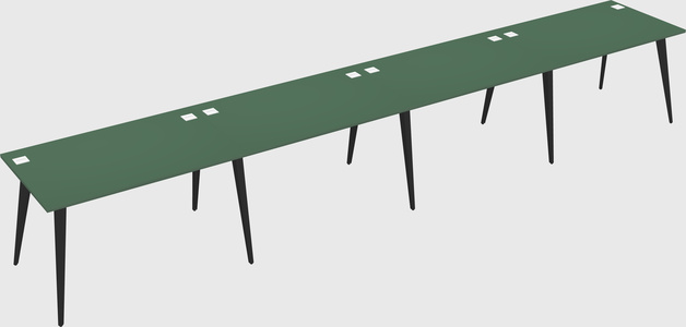Modern rectangular office desk