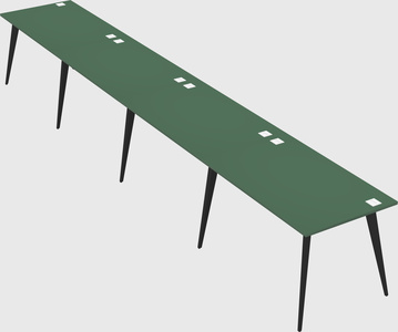 Modern rectangular office desk