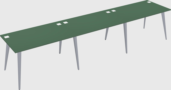 Modern rectangular office desk