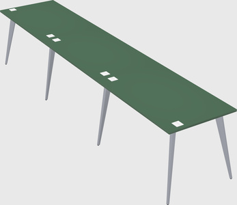 Modern rectangular office desk