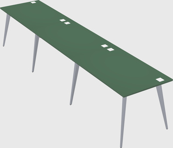 Modern rectangular office desk