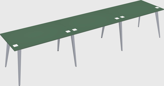 Modern rectangular office desk