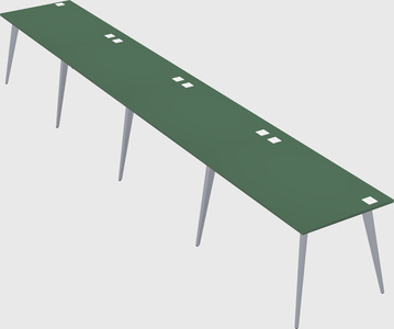 Modern rectangular office desk