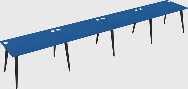 Modern rectangular office desk