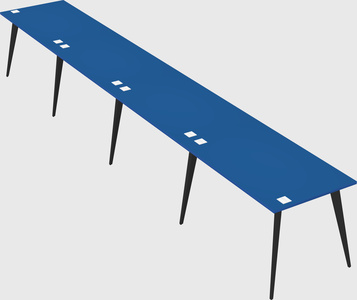 Modern rectangular office desk