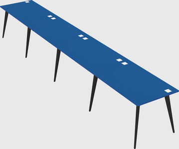 Modern rectangular office desk