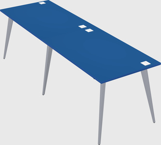 Modern rectangular office desk