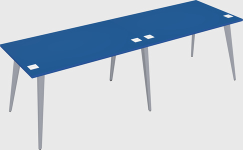 Modern rectangular office desk