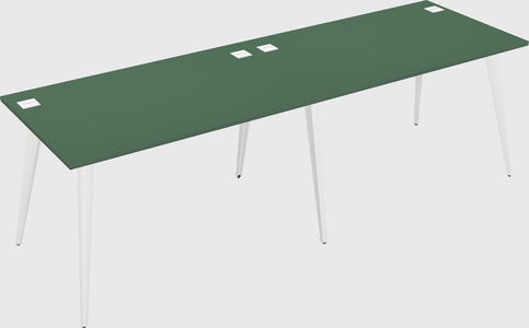 Modern rectangular office desk