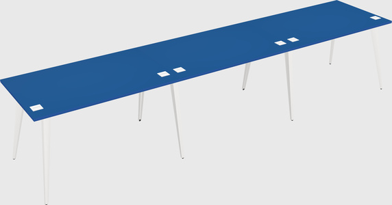 Modern rectangular office desk