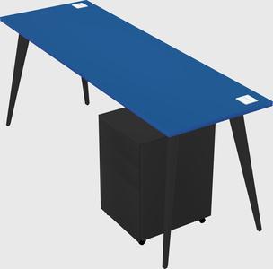 Modern rectangular office desk