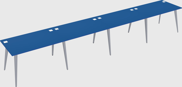 Modern rectangular office desk