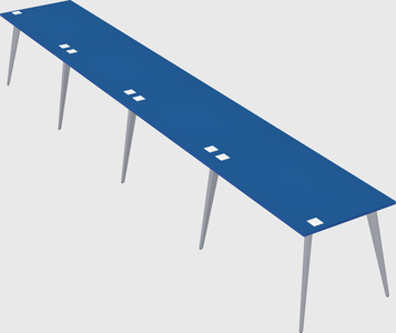 Modern rectangular office desk