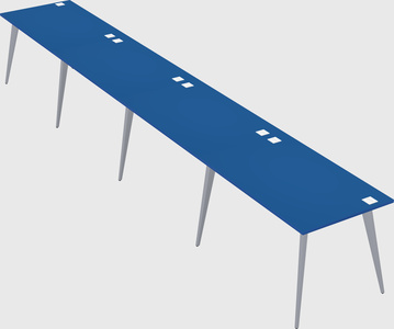 Modern rectangular office desk