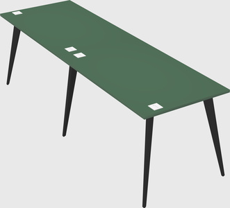 Modern rectangular office desk