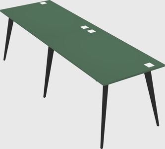 Modern rectangular office desk