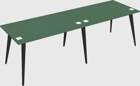 Modern rectangular office desk
