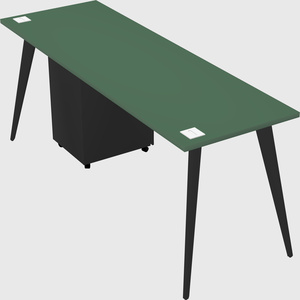Modern rectangular office desk